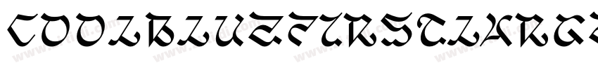 CoolblueFirstLarge N字体转换
